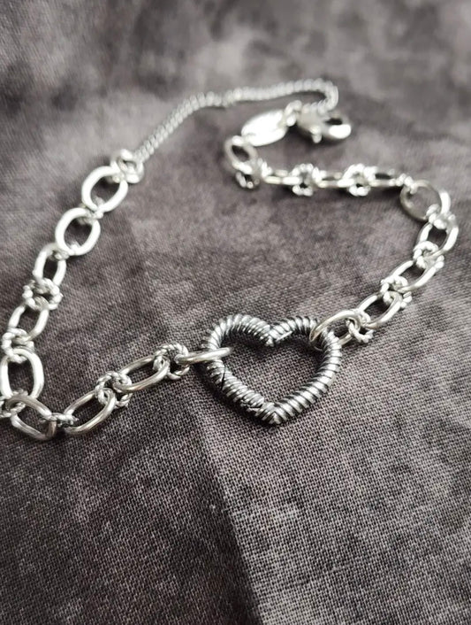 Wrapped Heart Bracelet