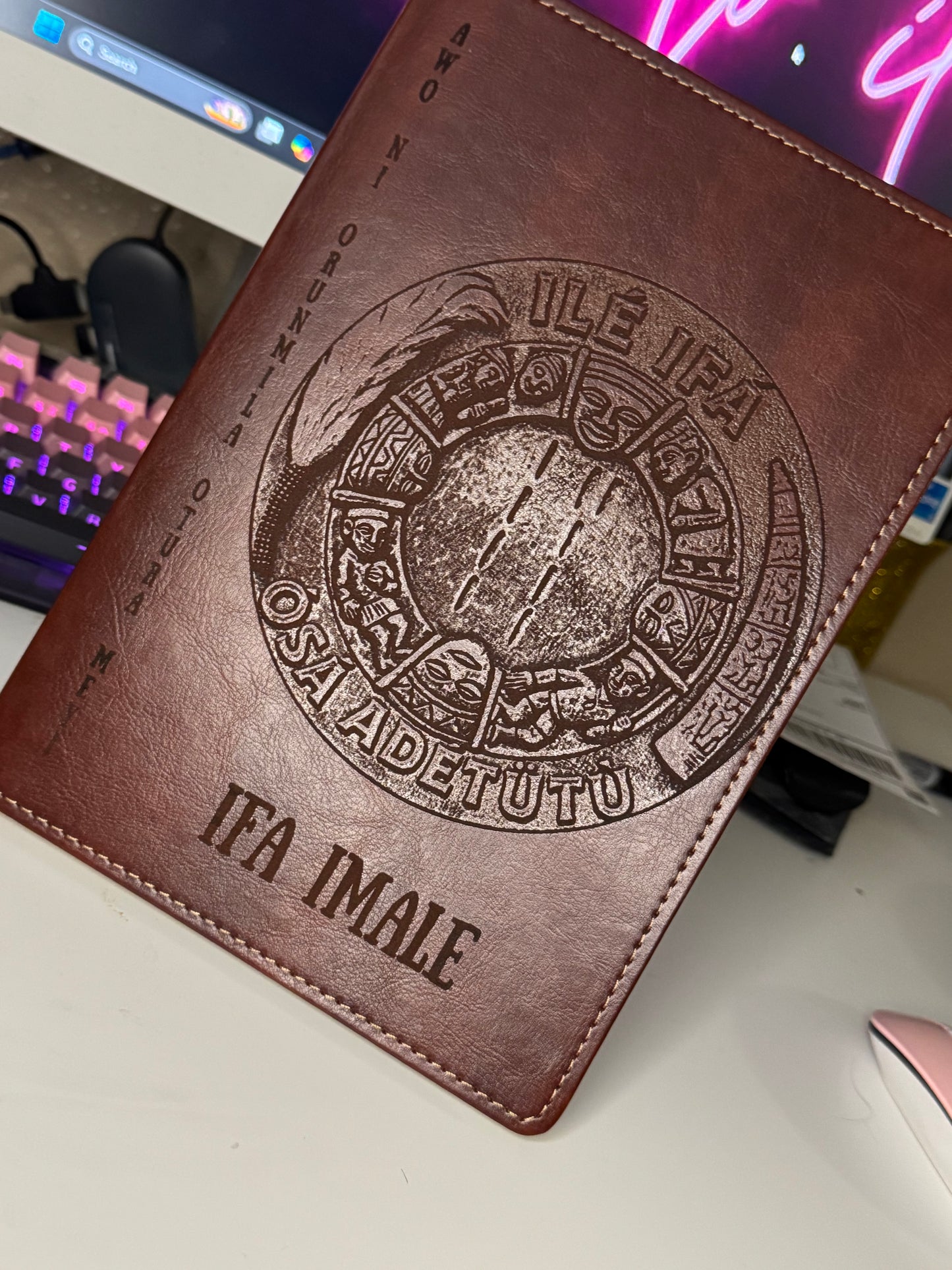 Premium Customized Engraved Leather Journal