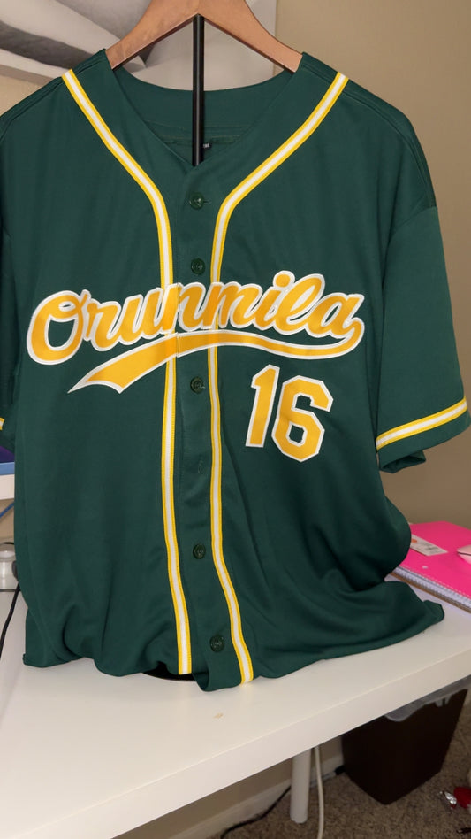 Custom Embroidered Baseball Jersey