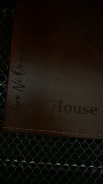 Premium Customized Engraved Leather Journal